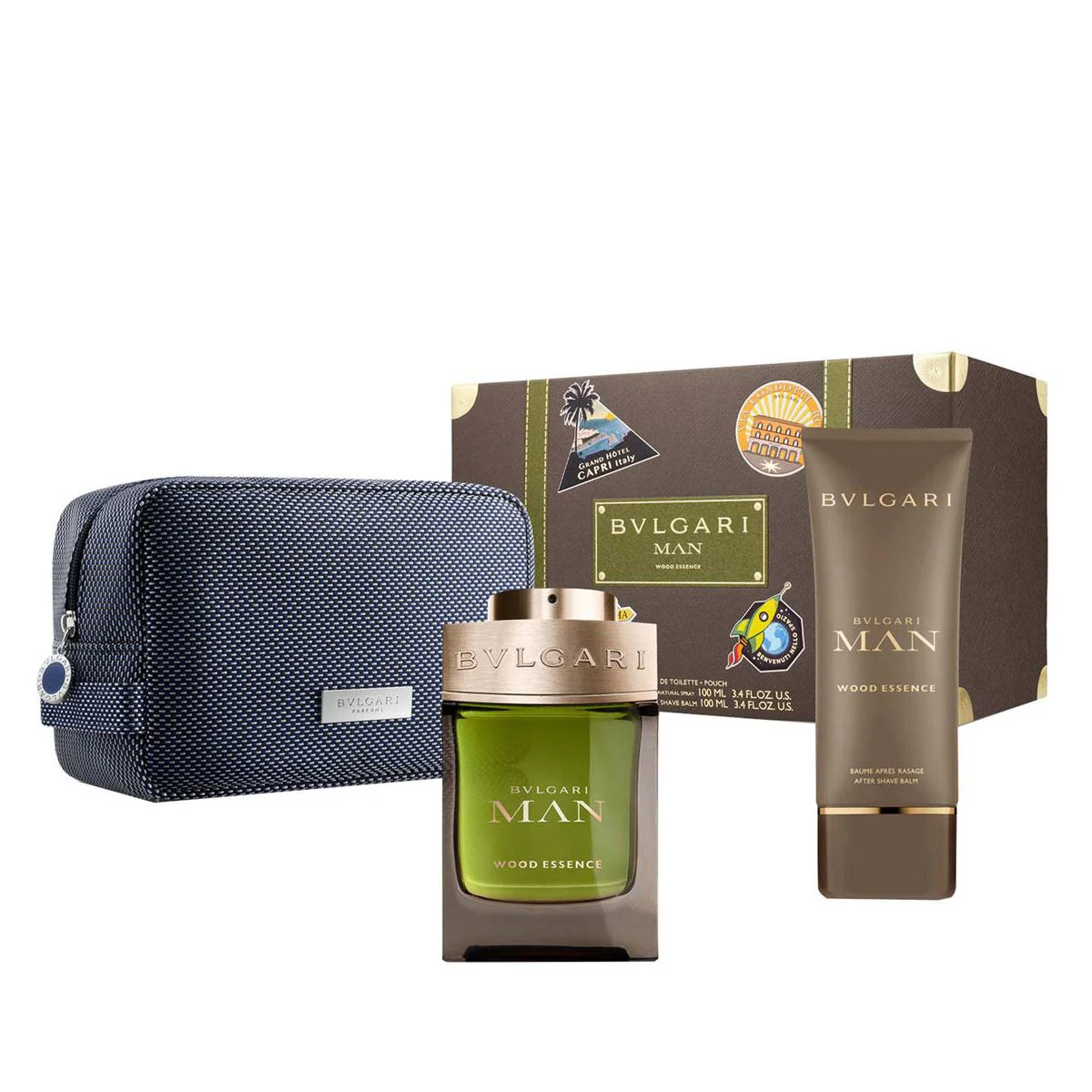 Bvlgari Man Wood Essence Gift Set