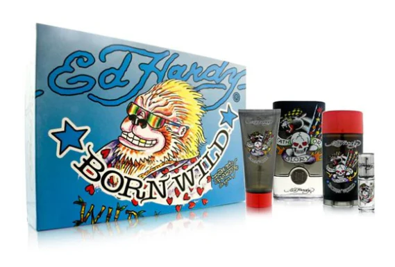 Ed Hardy Born Wild Men's Gift Set.